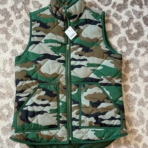 NWT - women’s J. Crew army fatigue vest - never worn!!